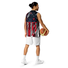 RAZRWING OLDSTAR AMERICAN FLAG CREST basketball jersey